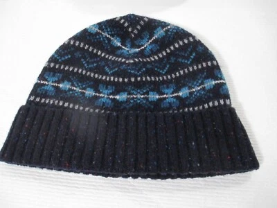 Gorro de: J Crew ~ Lana Azul Marino Dorado* Color *Color Obsoleto ~ Talla Única para Todos Foto 1 de 4