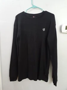 90s Southpole South Pole Black Thermal Shirt XL 82628  Long Sleeve Pullover Dark - Picture 1 of 9