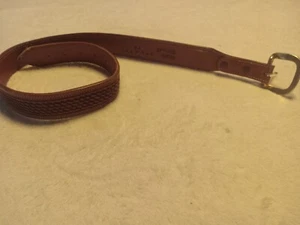 Vogt handbesetzter Korbgeflecht Ledergürtel Größe 38 - Bild 1 von 6