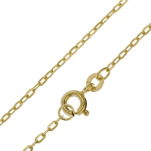 Collana gioielli Trendor oro 333/8K design ancoraggio piatto larghezza 1,3 mm 51862 - Foto 1 di 4