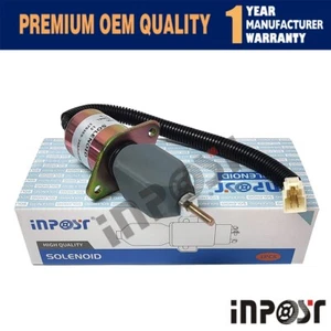 1753ES-24A3UC5B1S1 SA-3840-T Engine Fuel Stop solenoid 24V For Yanmar 4TNE98 - Picture 1 of 6
