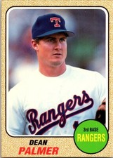 1993 Baseball / Sports Card Magazine Dean Palmer #48 Texas Rangers