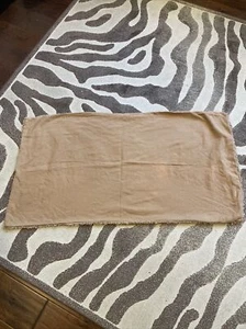 Casaluna Heavyweight Linen KING Pillow sham (1) Fringe Raw Edge Brown - Picture 1 of 9