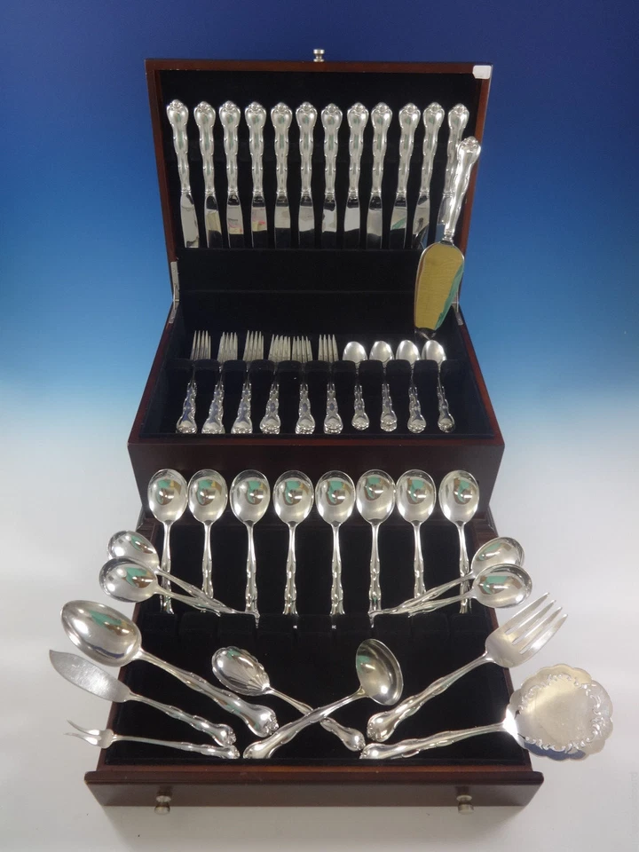 Rondo by Gorham Sterling Silver Flatware Set For 12 Service 69 Pieces - Image 1 of 4