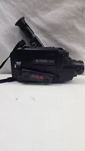 Vintge RCA Camcorder Black Viewfinder Zoom Function Cassette Slot Not Tested - Picture 1 of 6