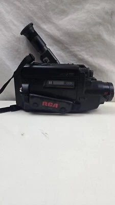 Vintge RCA Camcorder Black Viewfinder Zoom Function Cassette Slot Not Tested - Image 1 of 4