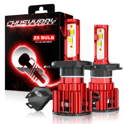 H4 LED Headlight Kit Light Bulbs High Low Beam 6000K HB2 9003 HID Xenon White - Image 1 of 4