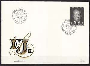 Liechtenstein 1970 FDC cover Prince Franz Joseph II Mi 531 - Picture 1 of 1
