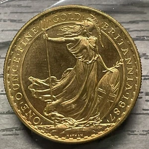 Great Britain 1987 Britannia 100 Pounds 1 oz Gold Coin SKU#10052 - Picture 1 of 2