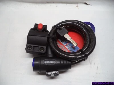 Tonyon сверхпрочный стальной трос велосипедный замок черный TY588E - Изображение 1 из 2