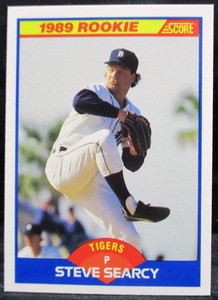 1989 Score Rookie Steve Searcy Baseball Card #627