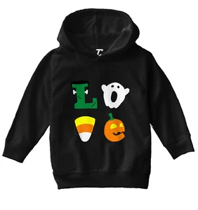 Love Halloween Icons - Trick Or Treat Monsters Ghost Toddler/Youth Hoodie - Picture 1 of 12