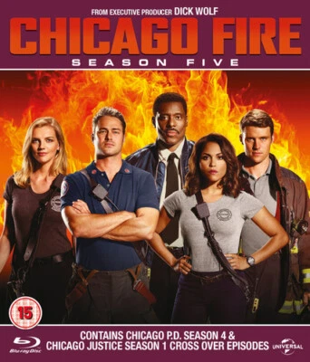Chicago Fire: Season Five Blu-Ray (2017) Jesse Spencer cert 15 6 discs - Image 1 of 2