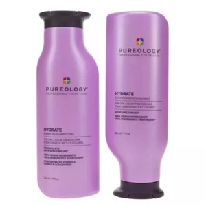 Pureology Hydrate Shampoo & Conditioner for Dry, Colored Hair, 266ml 9 Fl. Oz - Picture 1 of 1