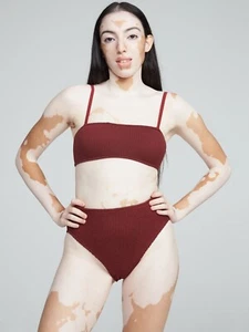 You Swim Poise High Waist Two-Piece - Garnet - Stretch 1 UK 6-16 - BNIB RRP £143 - Picture 1 of 5