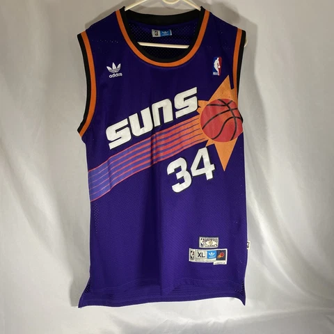 adidas Hardwood Classics Charles Barkley Suns #34 Purple Men's XL NBA Jersey Cover