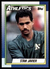 1990 Topps Stan Javier Baseball Cards #102