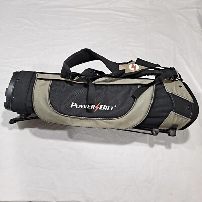 Bolsa de golf PowerBilt para niños jóvenes de 2 vías bolsa de pie con doble correa 29" de alto Foto 1 de 4