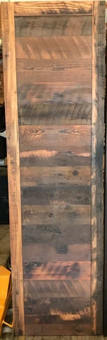 Authentic Reclaimed 24" Brown Wood Barn Door - Horizontal - FREE LOCAL PICKUP Cover