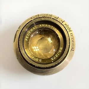 Federal Anastigmat Lens No. 1275 3.5" F:4.5 Enlarging Lens - Picture 1 of 7
