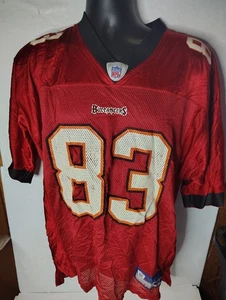 CAMISETA REEBOK ON FIELD TAMPA BAY BUCCANEERS JOE JUREVICIUS #83 PARA HOMBRE TALLA M - Imagen 1 de 10