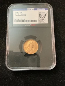 1940 Lincoln Wheat Cent MS67 RED NGC VaultBox - Picture 1 of 4