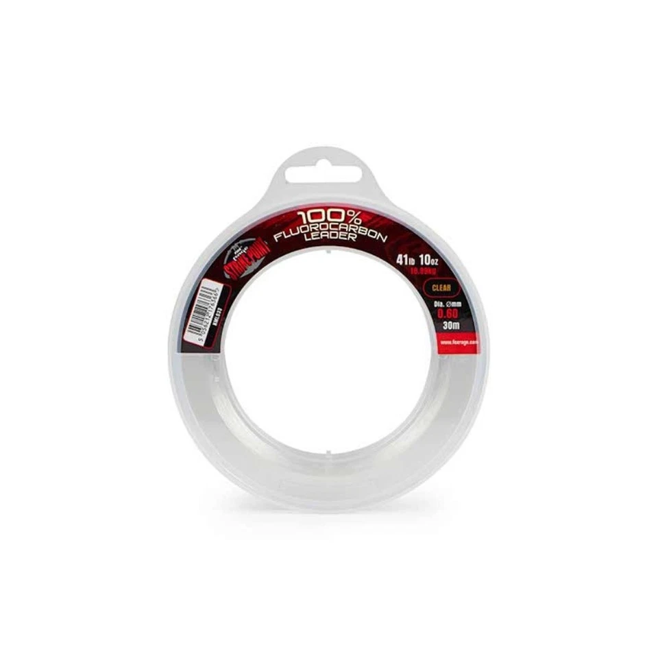 Fox Fluorocarbon Strike Point Leader Predator Fishing Tackle Angling Accessory - Image 1 of 3