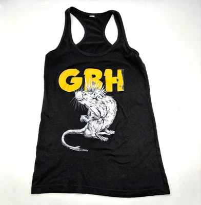 Винтажный GBH City Baby атаковали крысы желтый белый крыса графический спортивная майка M - Изображение 1 из 4