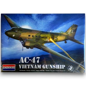 1999 Monogram AC-47 Vietnam Gunship 1:48 Scale Kit #85-5615 ☆New Factory-Sealed☆ - Picture 1 of 12