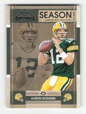2008 Playoff Contenders #37 Aaron Rodgers - Image 1 of 2