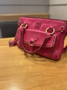 Dooney & Bourke Bright Pink Satchel - Picture 1 of 10