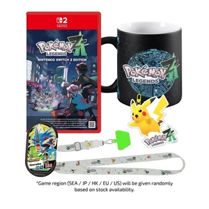 EXCLUSIVE Pokémon Legends Z-A Pre-Order Bundle Switch Mug Lanyard Pikachu Set - Picture 1 of 7
