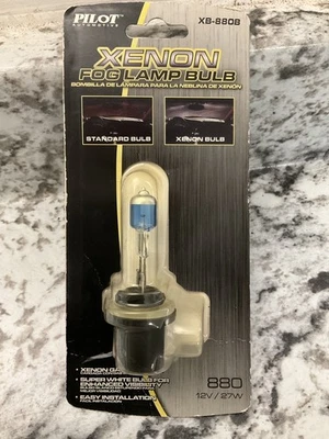 Pilot 880 Super Blanco 12V 27W Xenón Gas Cargado Lámpara Bombilla Antiniebla XB880B Foto 1 de 4