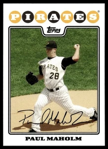 2008 Topps Paul Maholm Pittsburgh Pirates #494 - Picture 1 of 2