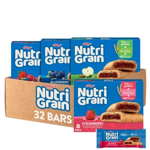 Nutri-Grain Soft Barrette da Colazione al Forno, Snack per Bambini, Grani Interi, Confezione Varietà (4 - Foto 1 di 12