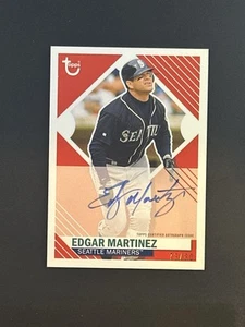 2021 Topps Brooklyn Collection /80 Edgar Martinez #BKA-EMA Auto HOF - Bild 1 von 2