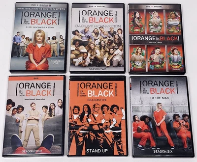 Orange Is New Black Season 1 2 3 4 5 & 6 DVD Lot Natasha Lyonne Bonus Features! - Image 1 of 4