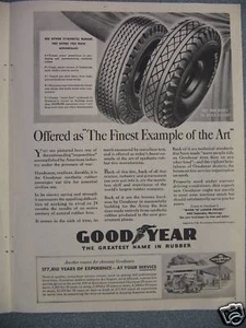 1940s WWII Goodyear Good Year Tire Magazine Ad - Picture 1 of 1