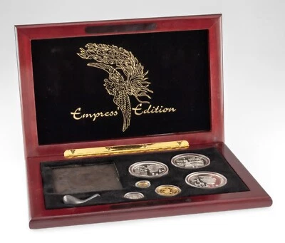 1992 China Coins of Invention & Discovery Empress' Edition w/ Box, Case, Papers - Image 1 of 4