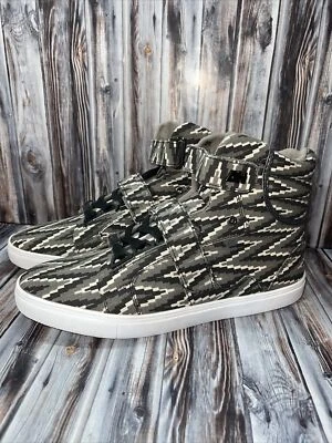 Zapatos ANDROID HOMME Propulsion Hi Gris Hombre Talla 10.5 Correas Dobles AHB71017 Foto 1 de 4