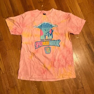 NWOT MTV Tie-Dye Spring Break 91 T-Shirt Short Sleeves Unisex Small - Picture 1 of 5