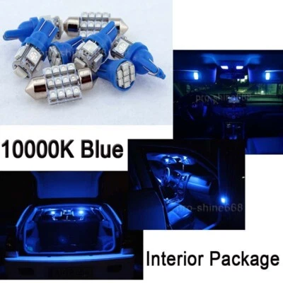 Blue LED Interior 17PCS Light Package Kit for Chrysler 300 300C 2011 2014 - Image 1 of 4