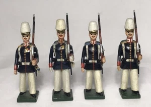 Vintage Wooden Toy Soldiers - Prussian Infantry - Picture 1 of 8