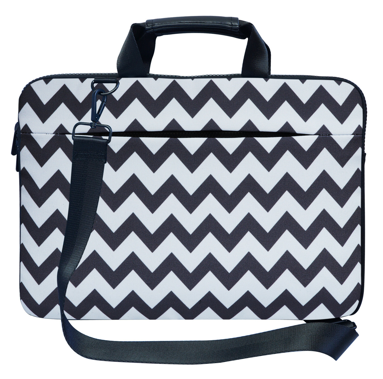 17 inch Printed Canvas Laptop Messenger 