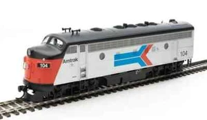 JUEGO WALTHERS 910-9946 HO EMD F7 A-B AMTRAK DCC READY AMTK #104 y #152 - Imagen 1 de 6
