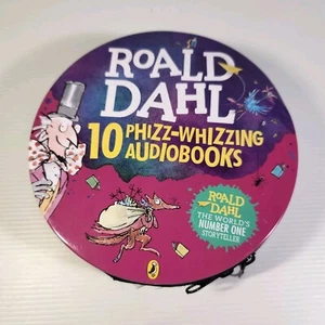 Roald Dahl 10 Phizz-Whizzing Audiobooks 29 CDs Complete Tin Case Puffin Audio GC - Picture 1 of 18