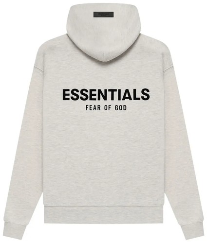 Felpa con cappuccio Fear Of God Essentials Light Avena (192SU224417F) uomo taglia XS XL