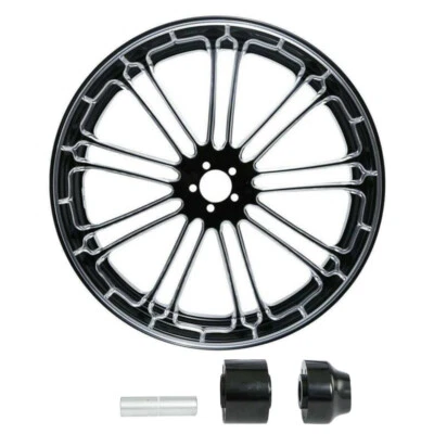 Llanta de rueda delantera de 21"" x 3,5"" buje único para Harley Electra Street Glide 08-25 23 Foto 1 de 4