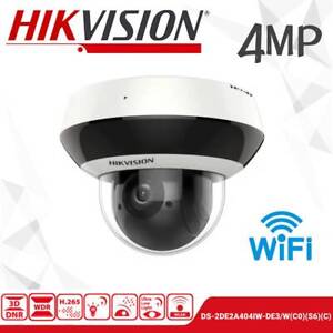 Hikvision DS-2DE2A404IW-DE3/W(S6) 4MP Wi-Fi & POE Mini PT IP Dome Kamera Audio