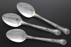Wallace Japan Stainless Steel - PLANTATION - 7 1/8" Soup Spoon, Set of 3 - Picture 1 of 2